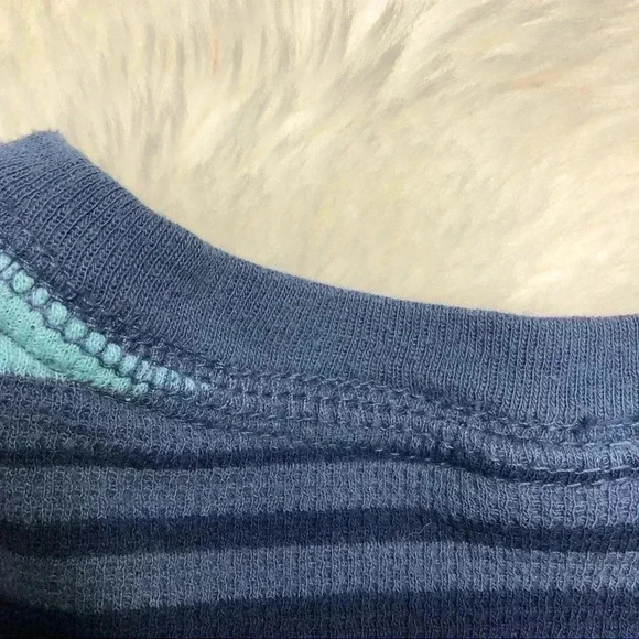 Circo Striped Shirt Long Sleeved Stripes Blue, Grey, & Black Size 4T - Picture 15 of 16